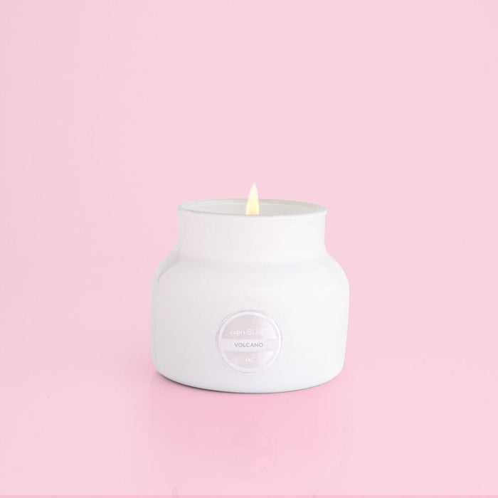 CapriBlue Candle White Petite Jar 8 OZ